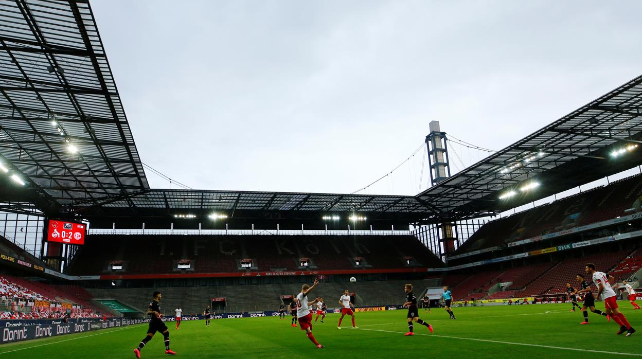 El partido a puerta cerrada entre el Colonia y el Fortuna Dusseldorf