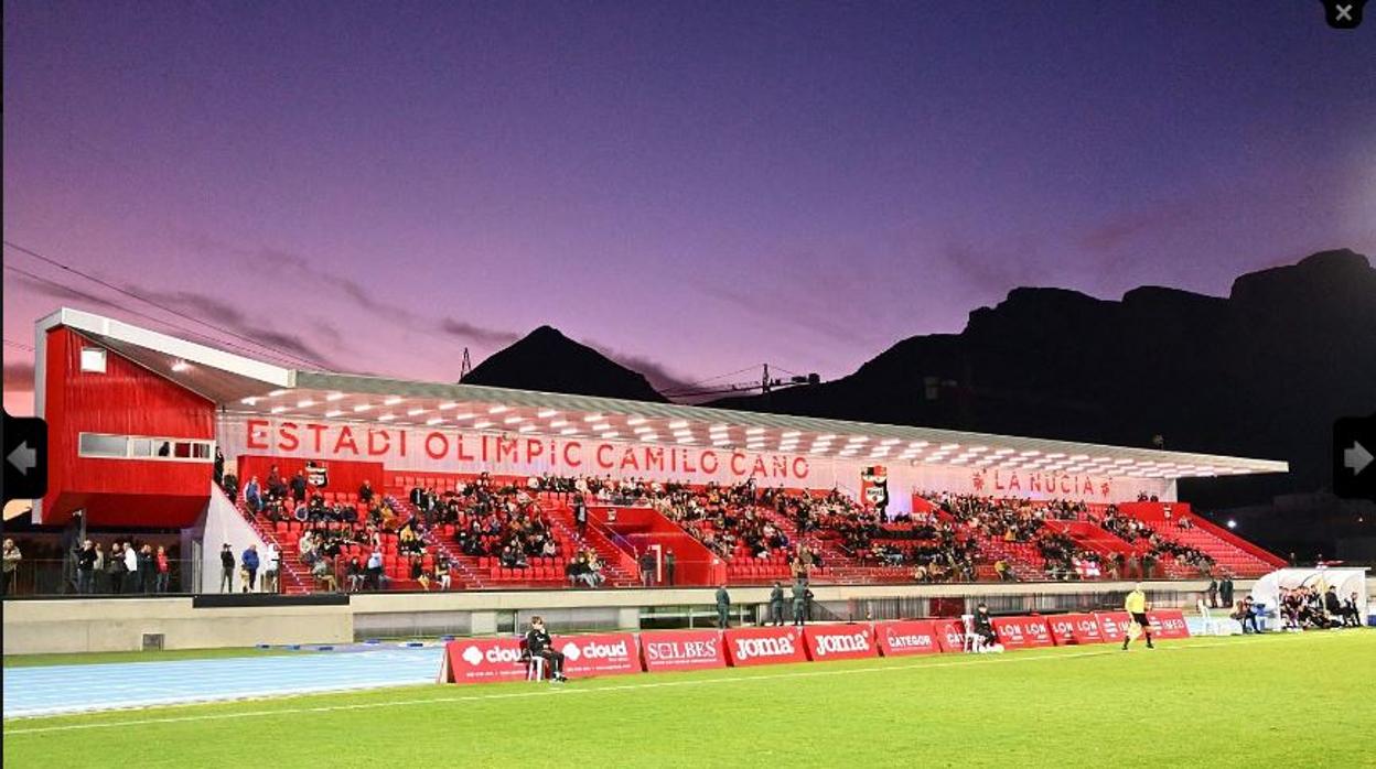 Estadio Olímpico Camilo Cano, donde jugará el Levante hasta el final de temporada