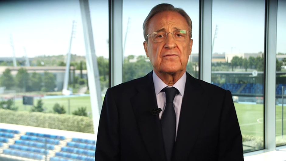 Mensaje de Florentino Pérez en la campaña «MadridxMadrid»