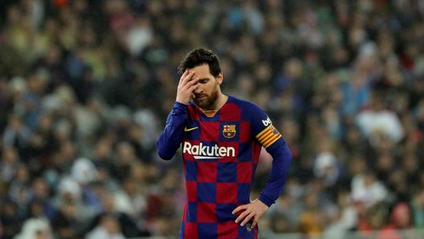 Messi sigue sin entrenarse y es duda para Mallorca