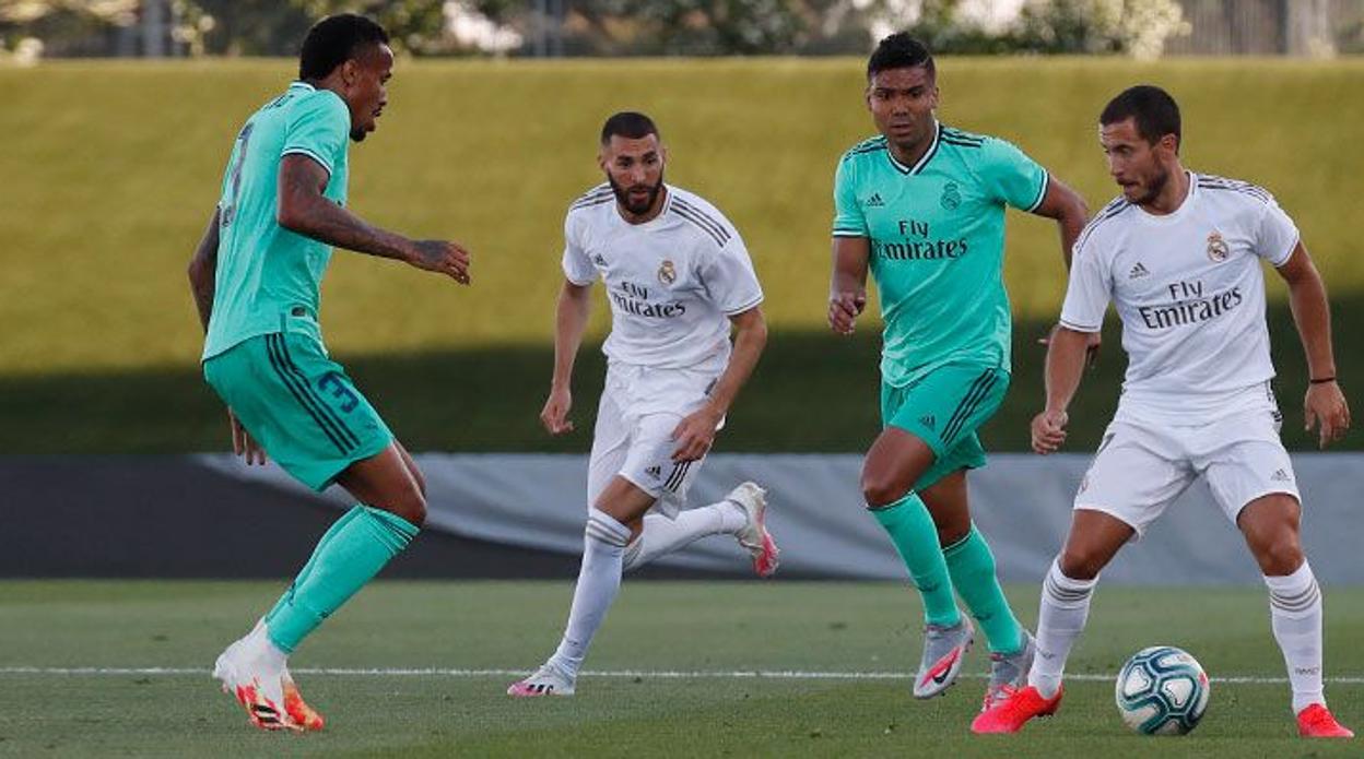 El Madrid jugó un partido en condiciones reales