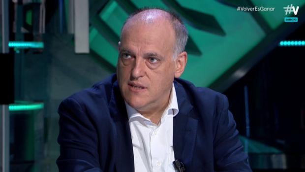 Javier Tebas: «En el momento que se pueda tiene que haber aficionados en los campos»