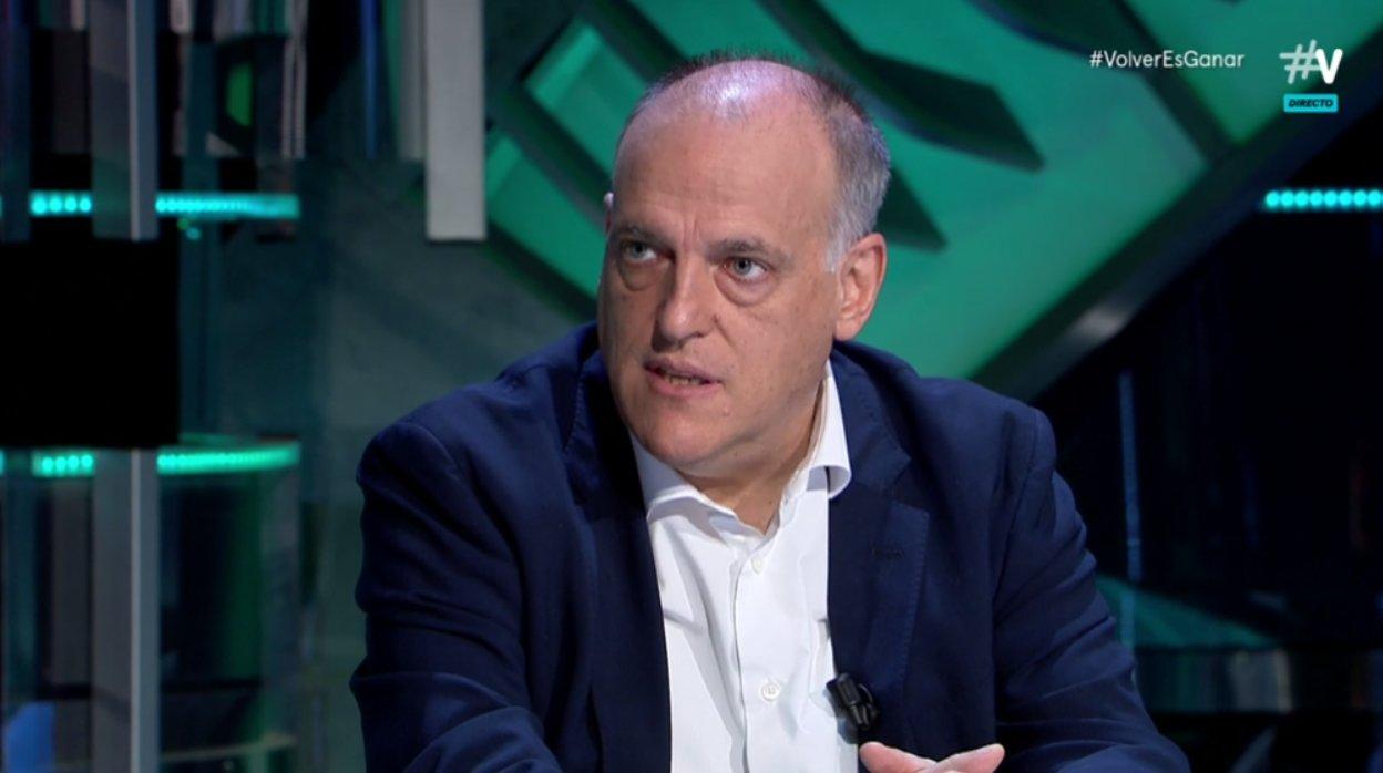 Javier Tebas: «En el momento que se pueda tiene que haber aficionados en los campos»