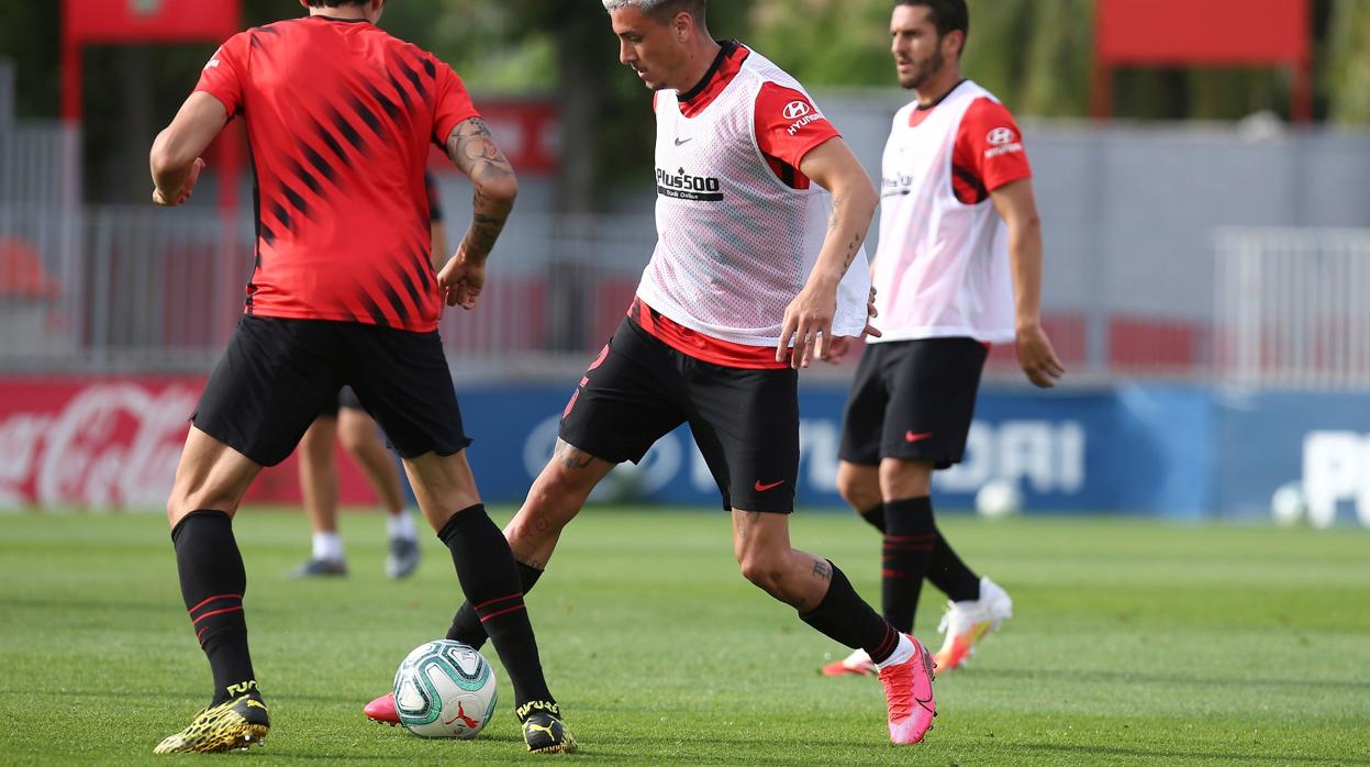 Entrenamiento del Atlético de Madrid