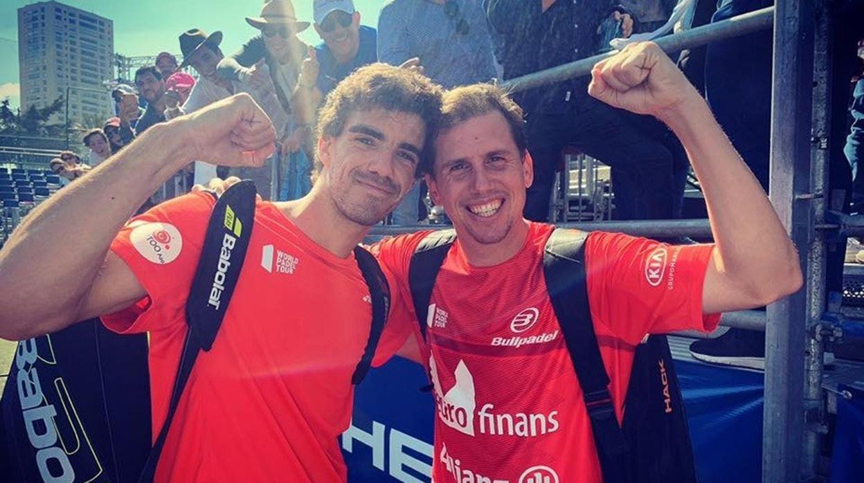 El portuense Juan Lebrón y el sevillano Paquito Navarro.