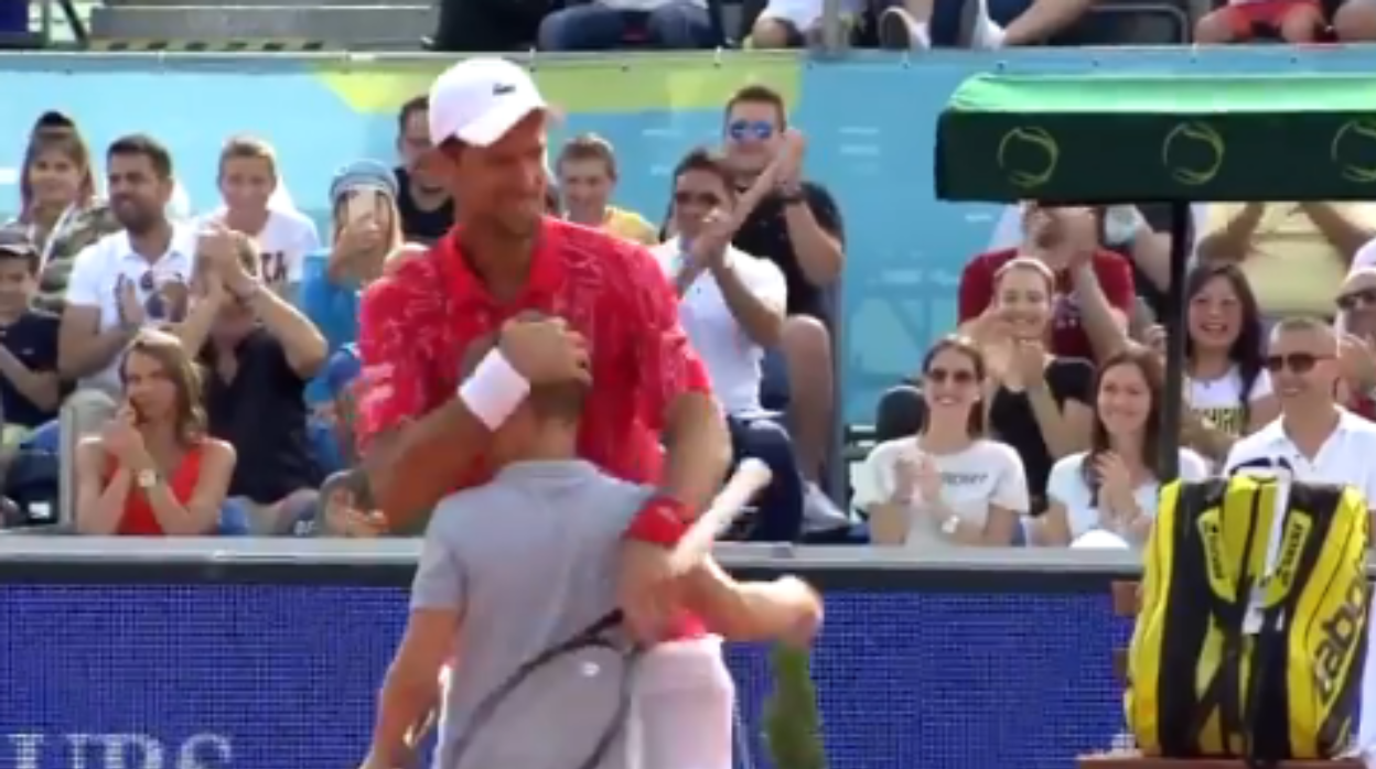 El puntazo de un niño de 12 años que logró doblegar a Djokovic