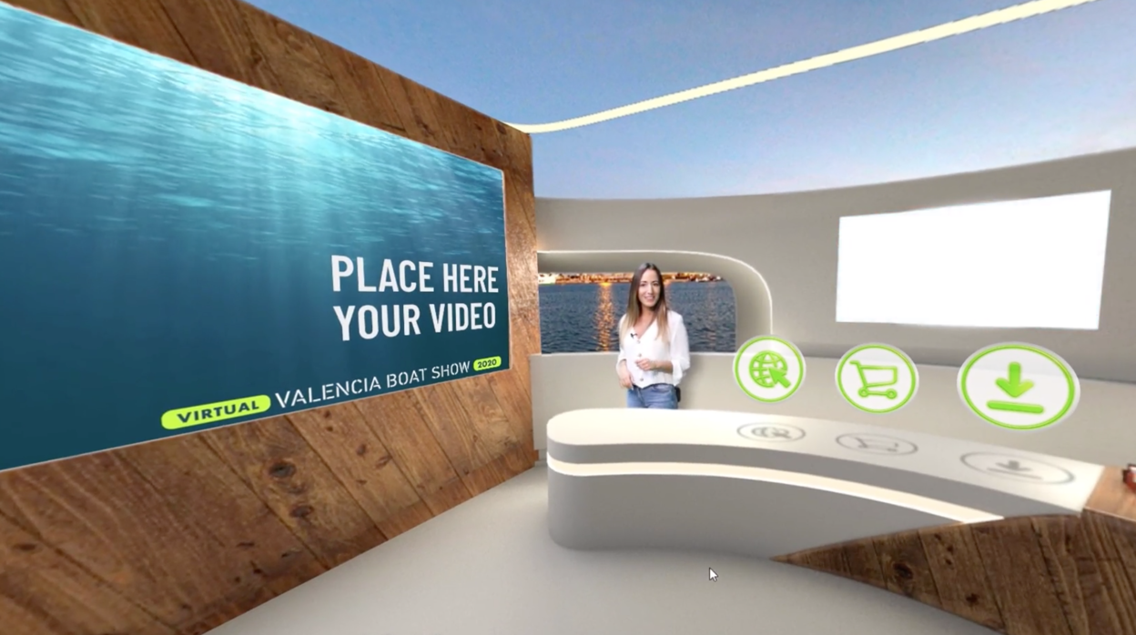 Así serán los stands interactivos del nuevo Virtual Valencia Boat Show