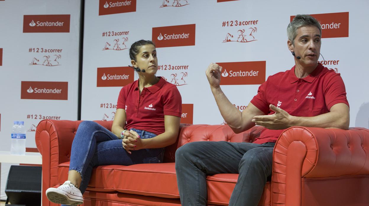 Carolina Marín y Fernando Rivas