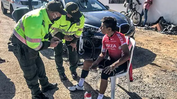 Nairo Quintana, en reposo total de dos semanas tras ser atropellado
