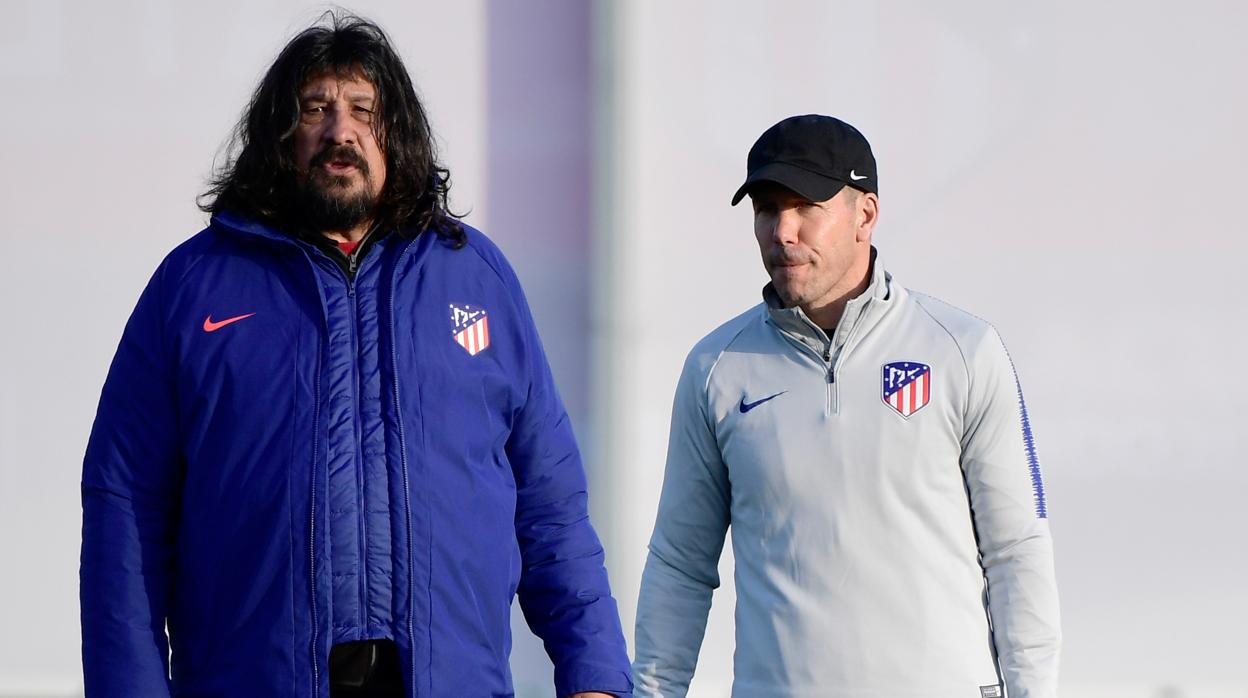 El «Mono» Burgos y Simeone