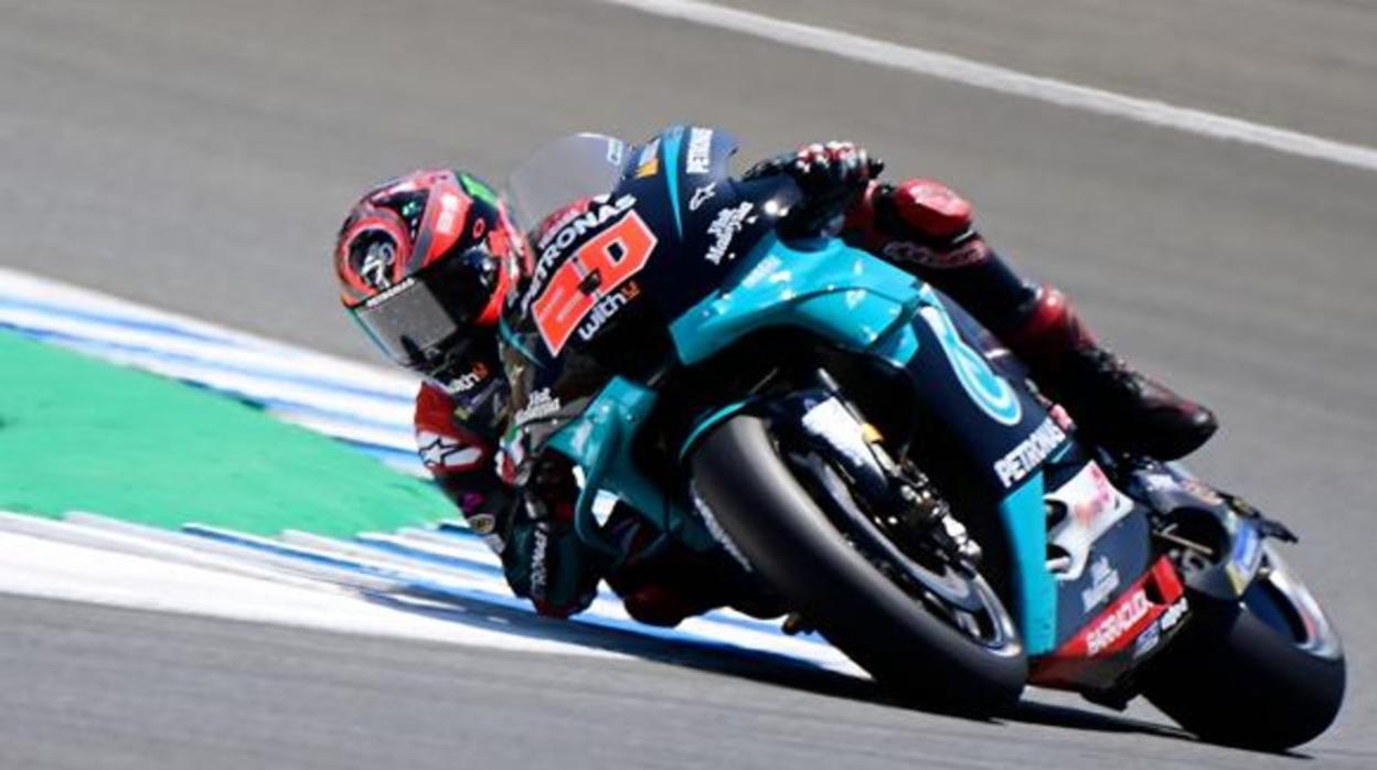 Fabio Quartararo completó una brillante jornada en el Circuito de Jerez-Ángel Nieto.