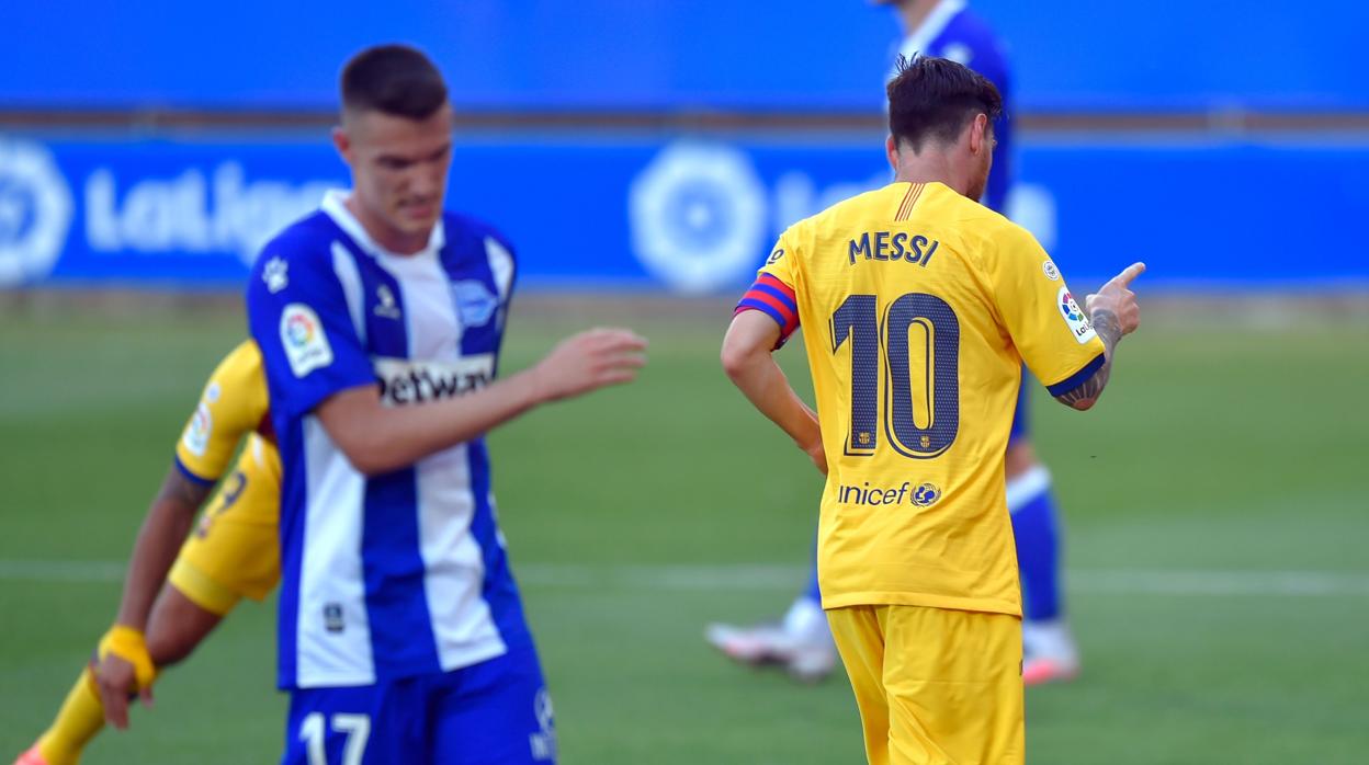 Gol de Messi (0-2) en el Alavés 0-5 Barcelona