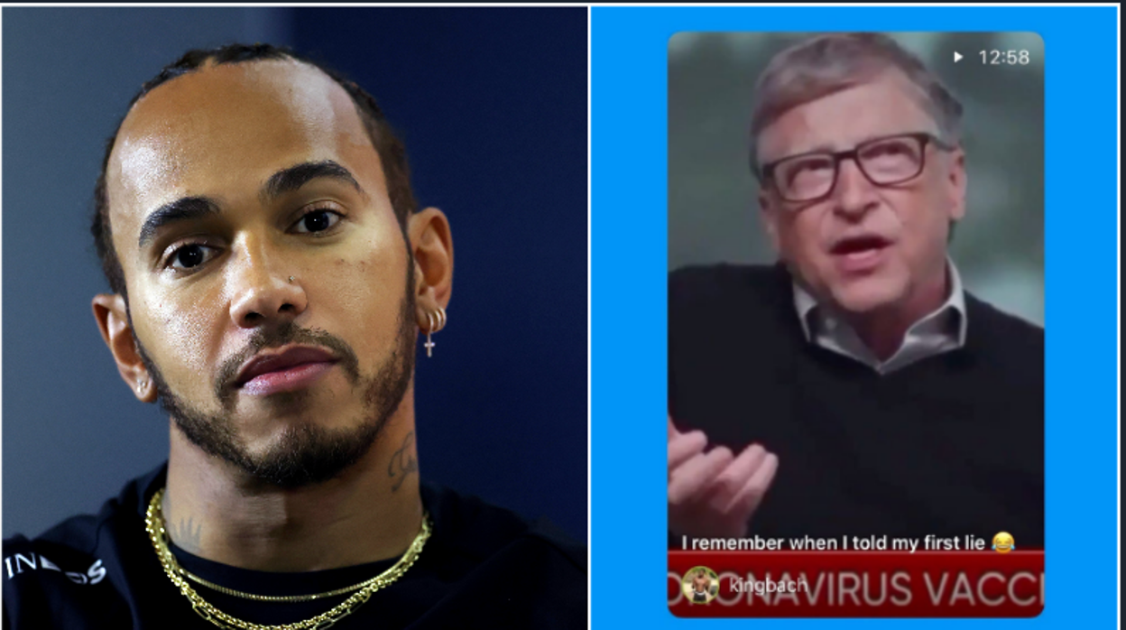 Hamilton se mete en un lío tras hacer un comentario sobre Bill Gates