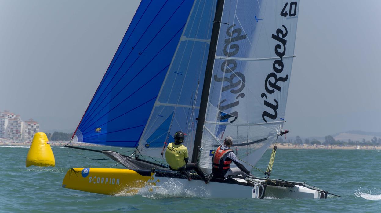 Colomer y Marmolejo salieron victoriosos en la Bahía de Cádiz.