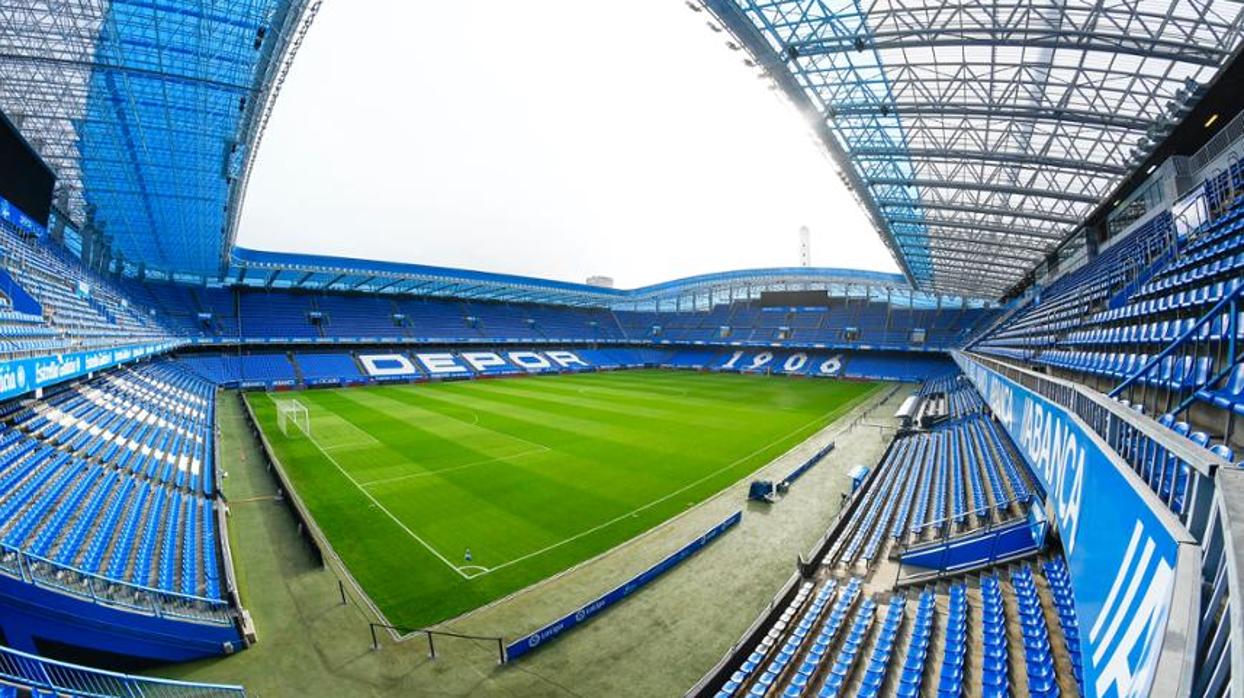 Estadio Riazor, escenario este viernes del Deportivo-Fuenlabrada