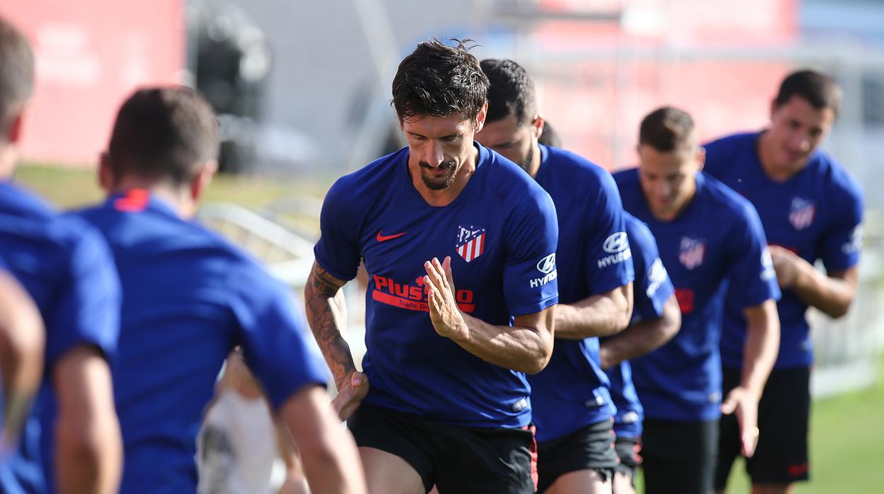 Entrenamiento del Atlético de Madrid