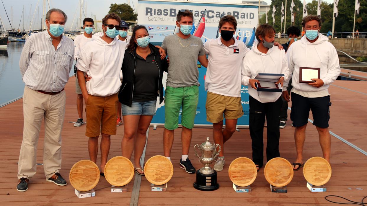 Cédric y Laurent Bader ganaron el Raid Rías Baixas para catamaranes