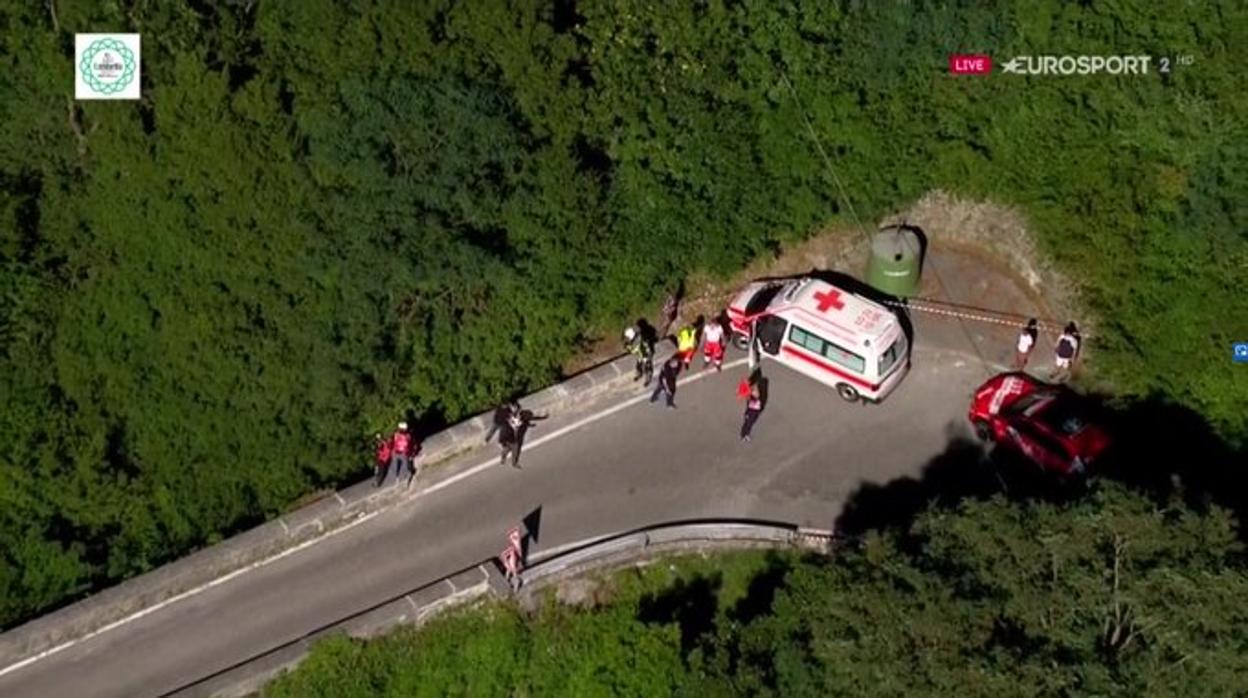 Gravísima caída de Evenepoel en Lombardía y punto final a la temporada