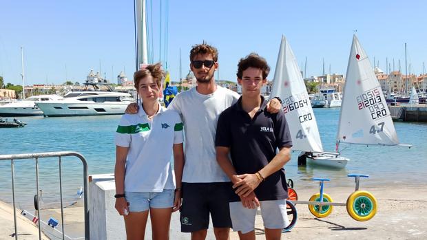 El Náutico de Sevilla en el Europeo de Laser 4.7