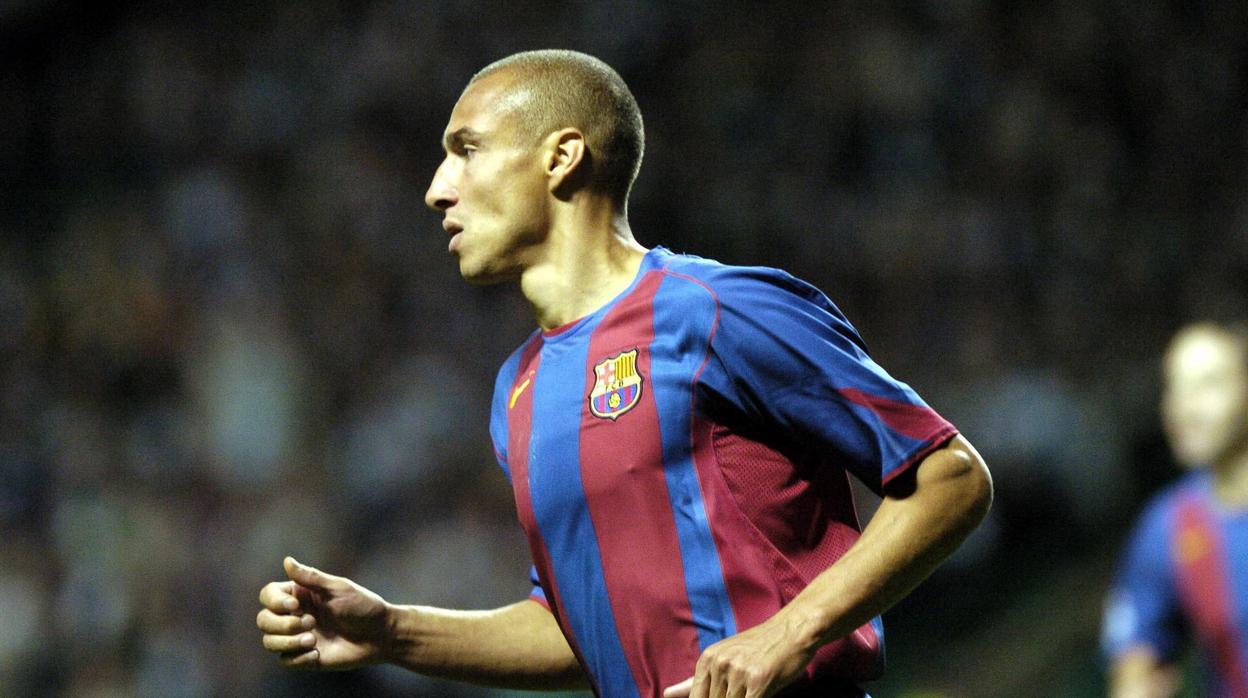 Larsson en su etapa como jugador del Barcelona