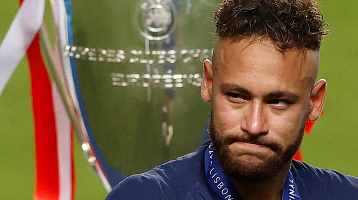 Neymar, las lágrimas de la impotencia