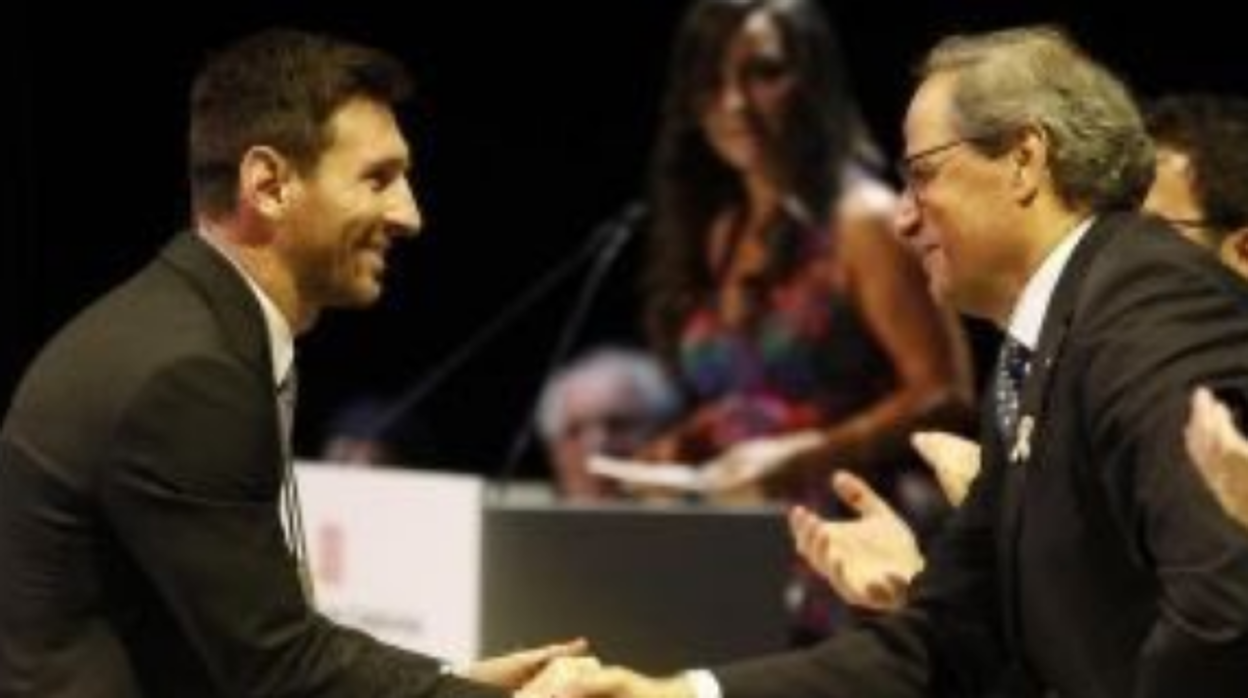 Quim Torra se despide de Messi: «Cataluña siempre será tu casa»