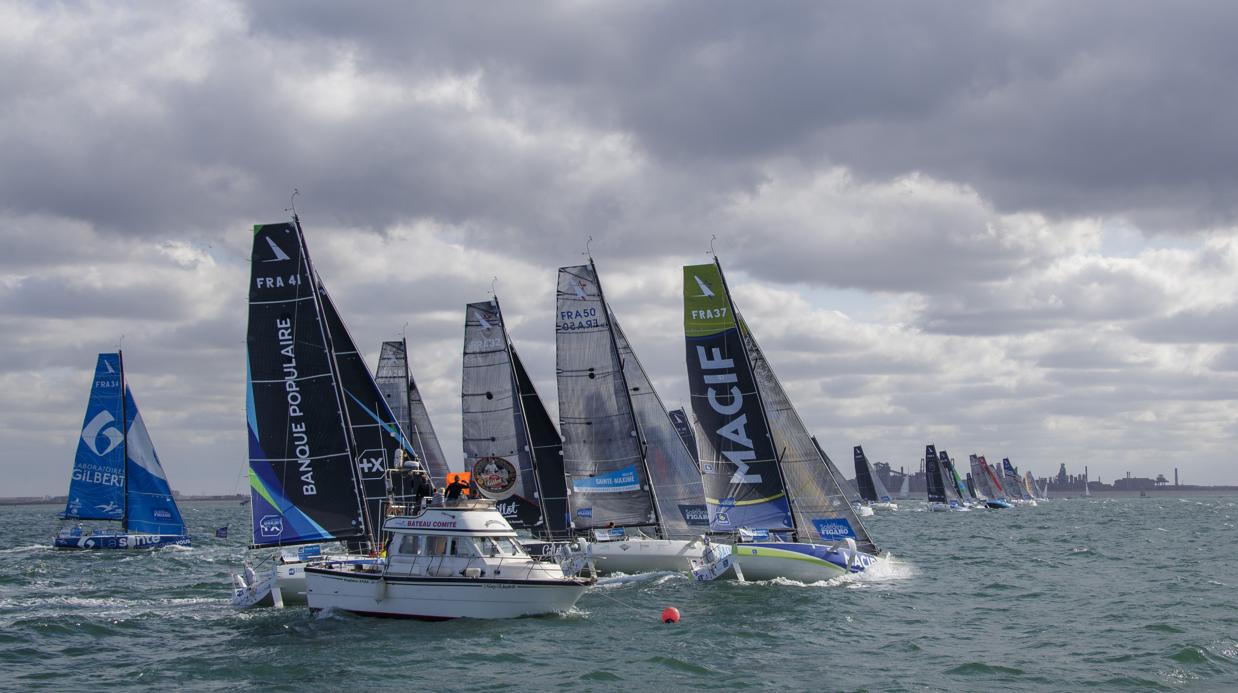 Frédéric Duthil se zampó al “Ogro” de la tercera etapa 51ª La Solitaire du Figaro