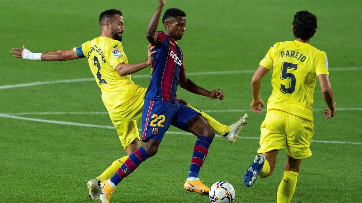 Partidazo de Ansu Fati en el debut del Barça