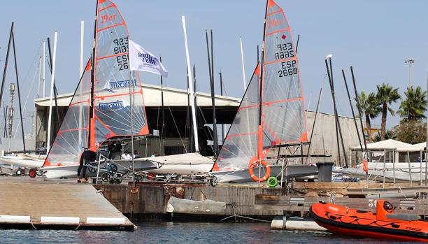 19 barcos compiten en Valencia por el campeonato de España de 29er
