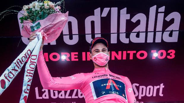 Filippo Ganna, primera maglia rosa