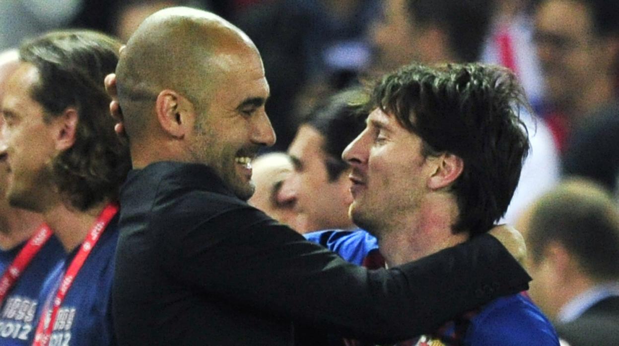 Guardiola, con Messi