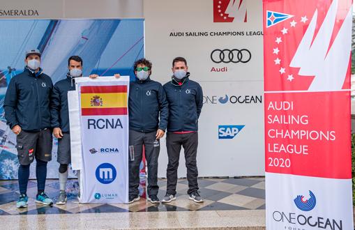 El RCN Arrecife-Grupo Martínez, segundo a un punto del líder en la Sailing Champions League