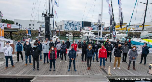 Los IMOCA ya están amarrados en Le Sables d´Olonne