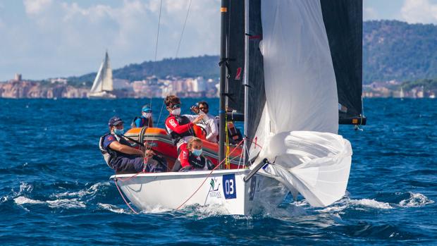 Marí, Fullana, Bover y Rodríguez, representantes del Náutico de Palma en la Liga de Cruceros