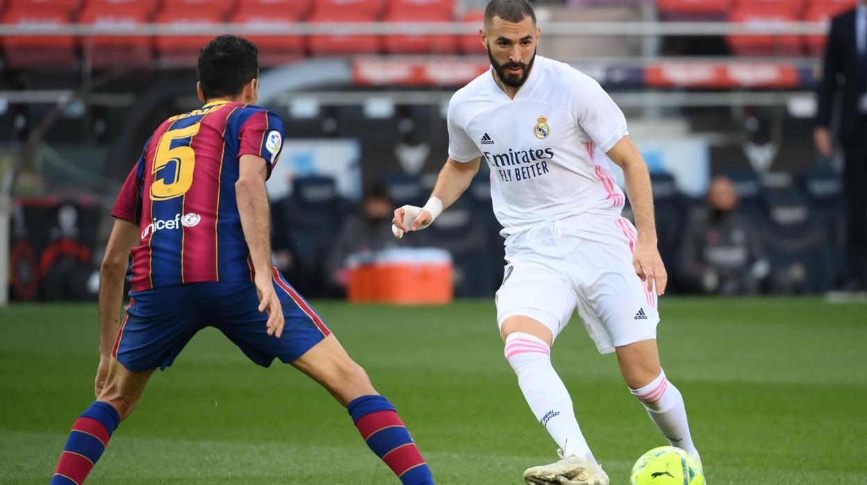 Busquets, ante Benzema