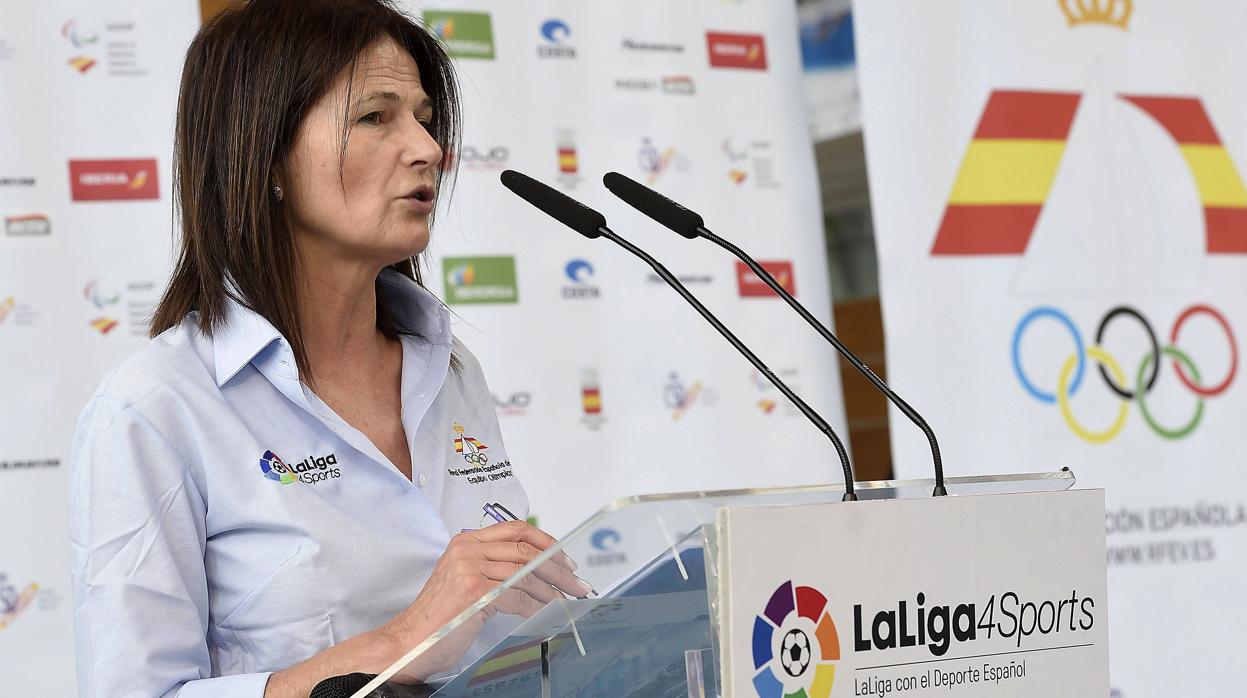 Julia Casanueva, presidenta de la federación española de vela