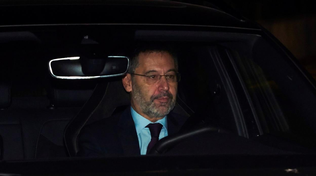 Bartomeu llega al club para presidir su última junta directiva