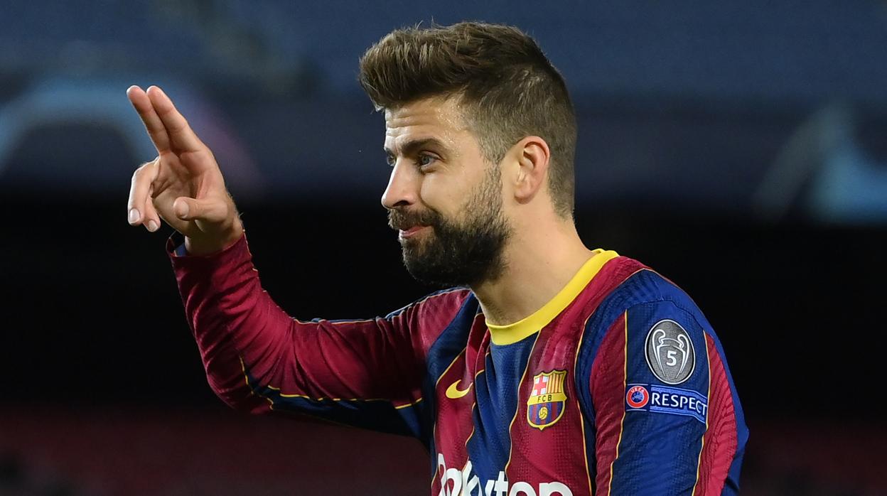 Gerard Piqué, ante el Dínamo de Kiev