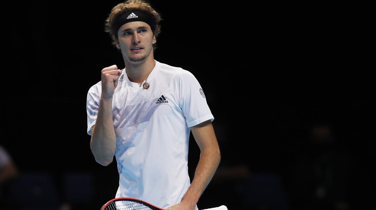 Zverev celebra su triunfo