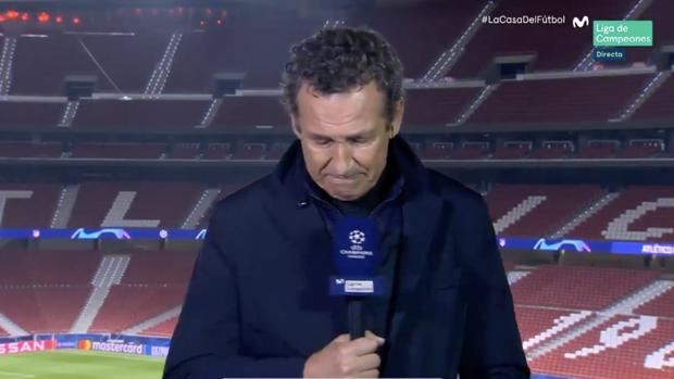 Valdano rompe a llorar en pleno directo: «Me ha dolido inmensamente»