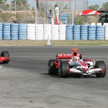 Entrenamientos de F1.