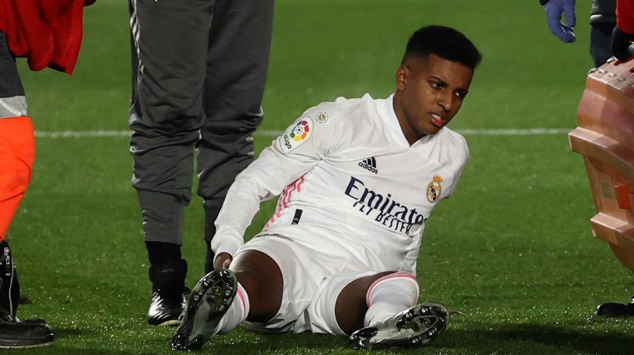 Rodrygo, lesionado ante el Granada