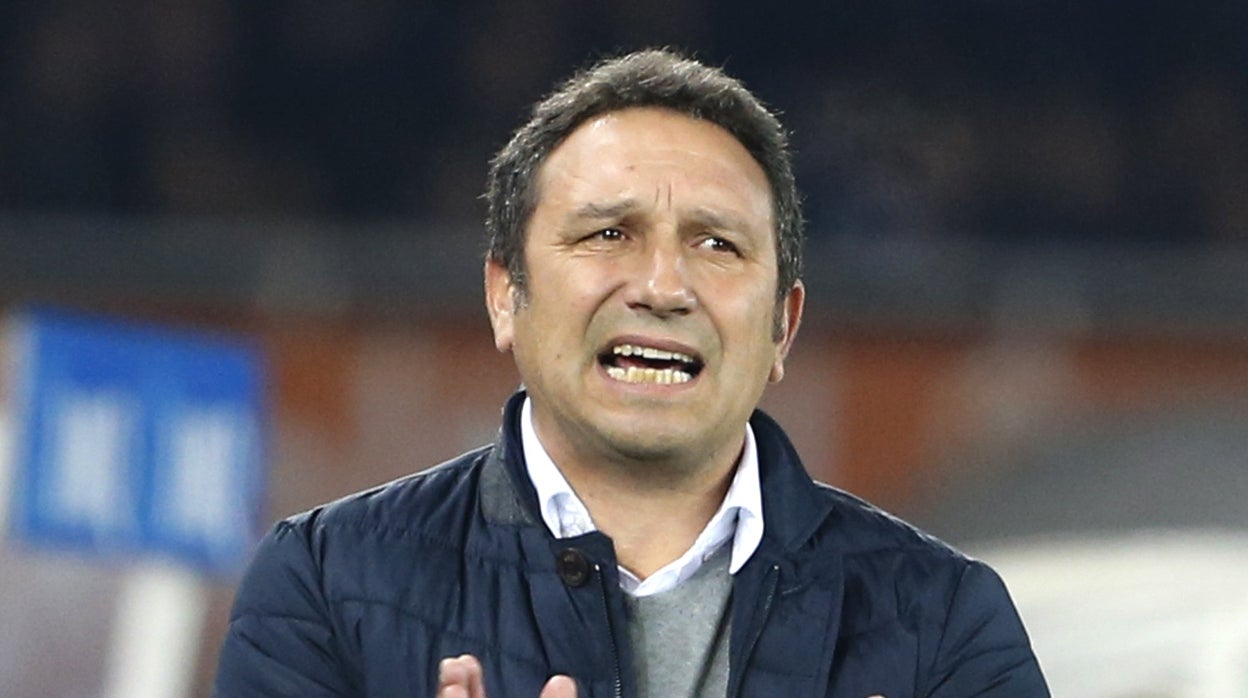 Eusebio, en su época de entrenador de la Real Sociedad