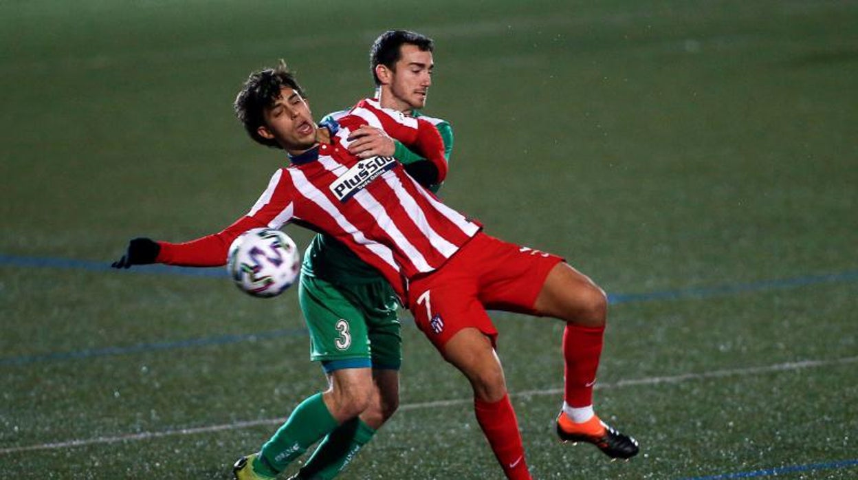 Joao Félix, durante el partido de Copa contra el Cornellá