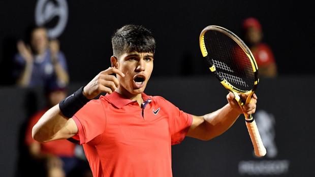 Carlos Alcaraz, en el Abierto de Australia con 17 años