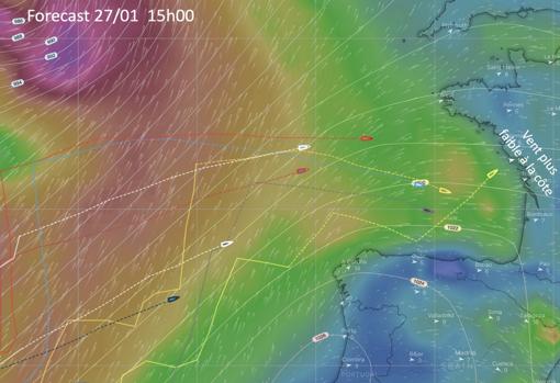 Camino de las 80 jornadas Vendée Globe 2020-2021