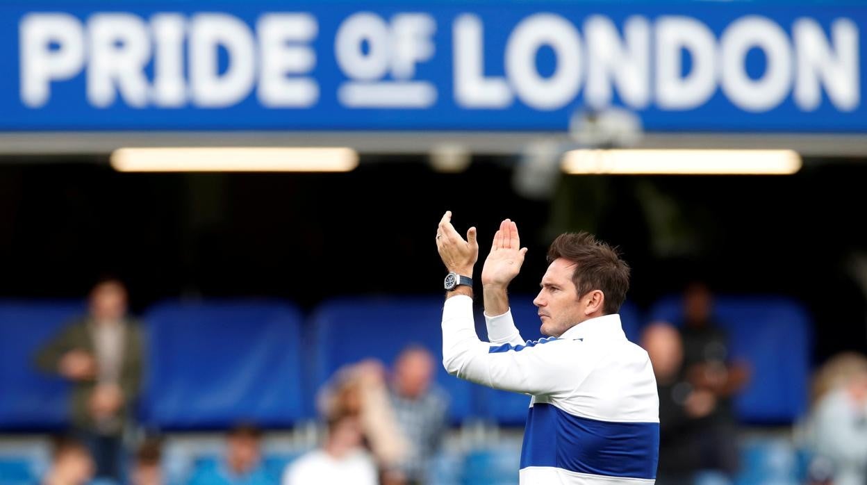 Lampard, en su debut como técnico del Chelsea en 2019