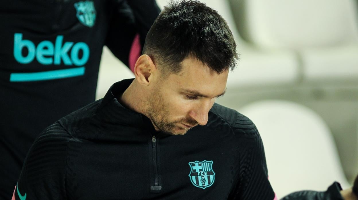 Leo Messi volvió a ser titular en Vallecas tras dos partidos de sanción