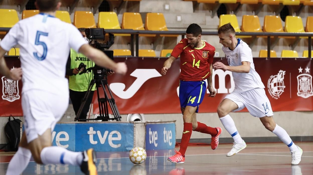 Raúl Campos, autor de dos goles