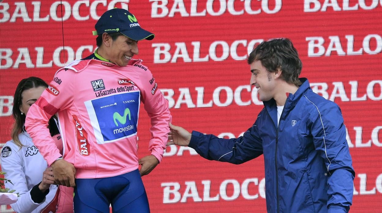 Fernando Alonso, pasión por el ciclismo